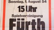 Plakat Lichtenfels - SpVgg Fürth 1954