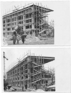 Richtfest der Haupttribüne im Ronhof am 18.12.1950