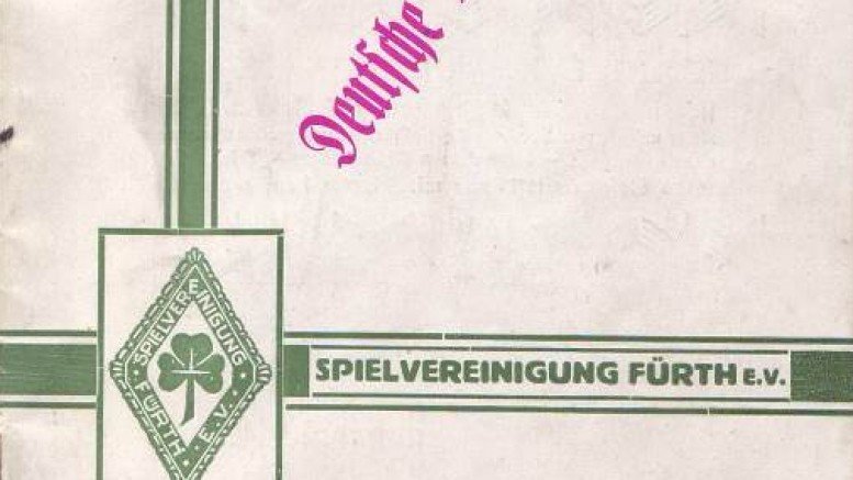 Vereinszeitung der SpVgg Fürth zur Deutschen Meisterschaft 1929