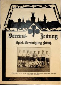 Vereinszeitung der SpVgg Fürth von 1924; 1. Jahrgang, Nummer 1