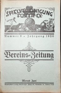 Vereinszeitung der SpVgg Fürth von 1926, Nummer 6