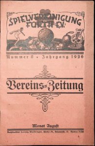 Vereinszeitung der SpVgg Fürth von 1926, Nummer 8