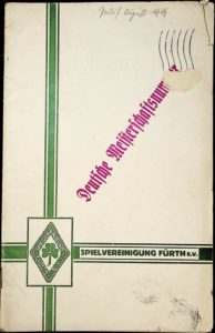 Vereinszeitung der SpVgg Fürth von 1929, Doppelausgabe 7/8