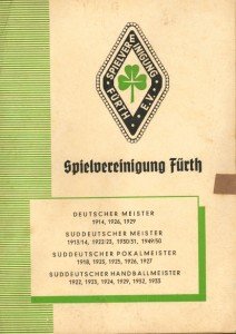 Vereinszeitung SpVgg Fürth 1952